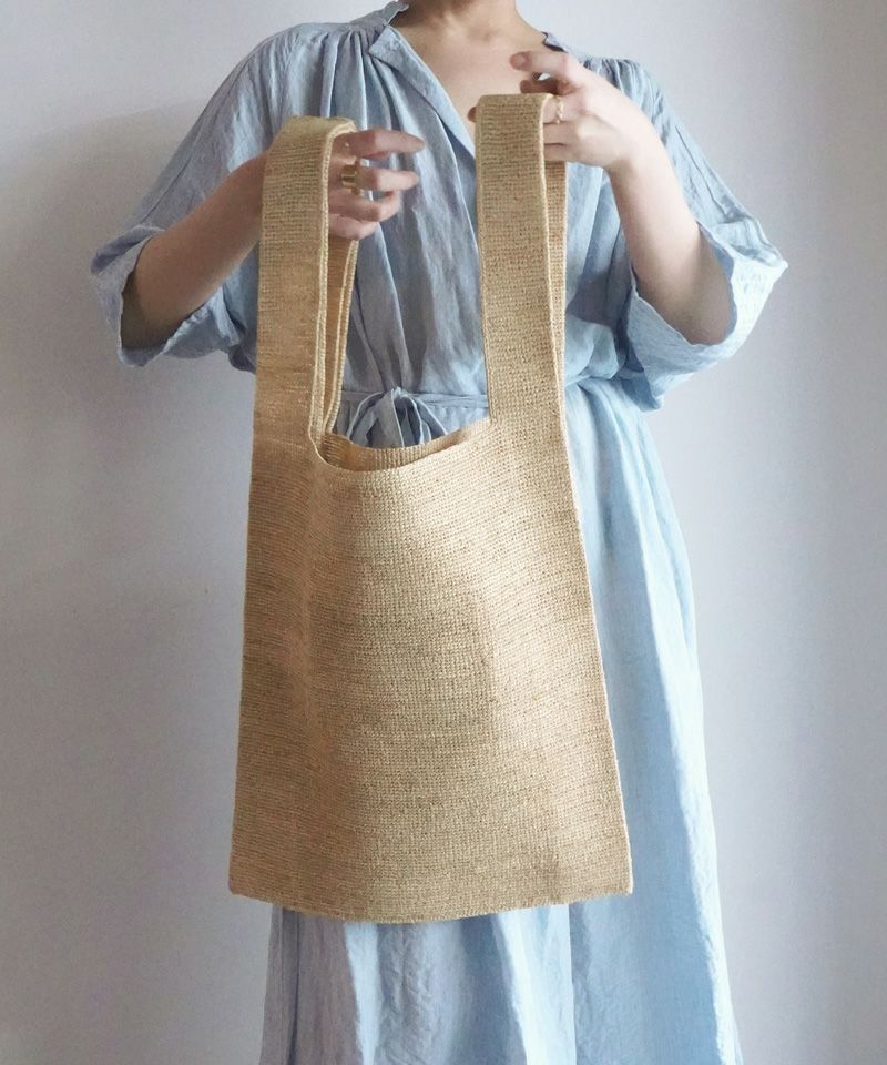 seya.＞RAFFIA SHOPPING BAG/NATURAL | MAKES ONLINE STORE