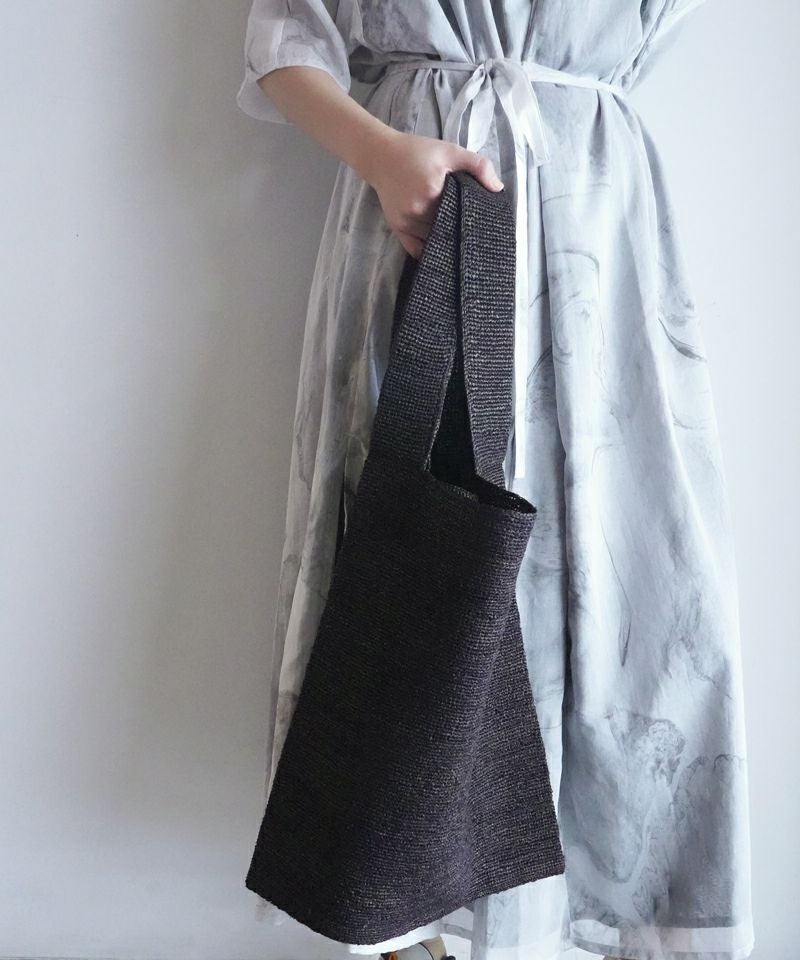 seya.＞RAFFIA SHOPPING BAG/RUST | MAKES ONLINE STORE