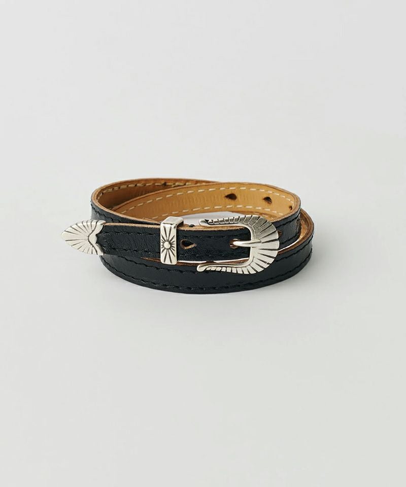 OUR LEGACY＞COWBOY WRAP AROUND -Deep Black Leather- | MAKES ONLINE
