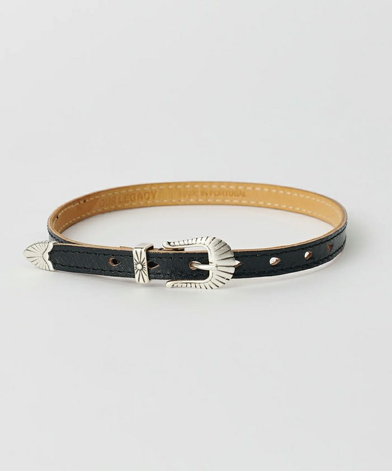 OUR LEGACY＞COWBOY WRAP AROUND -Deep Black Leather- | MAKES ONLINE