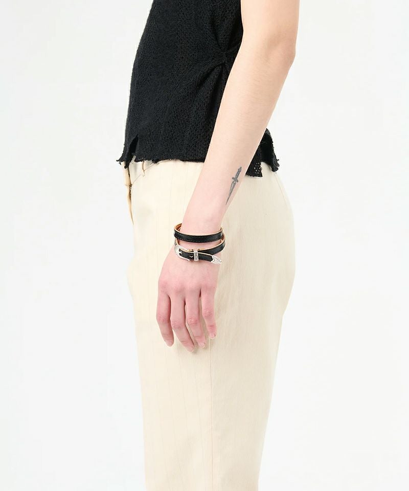 OUR LEGACY＞COWBOY WRAP AROUND -Deep Black Leather- | MAKES ONLINE