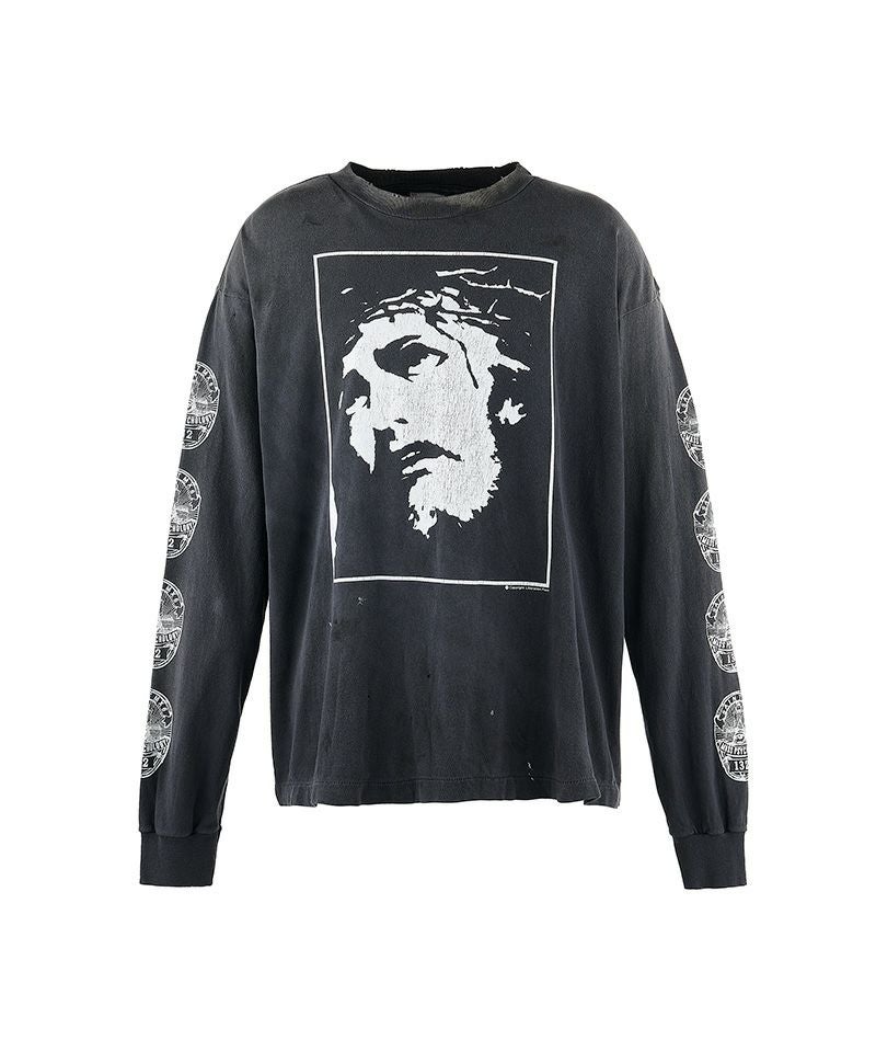 SAINT MICHAEL＞LS TEE / LOVE SAINT / BLACK | MAKES ONLINE STORE
