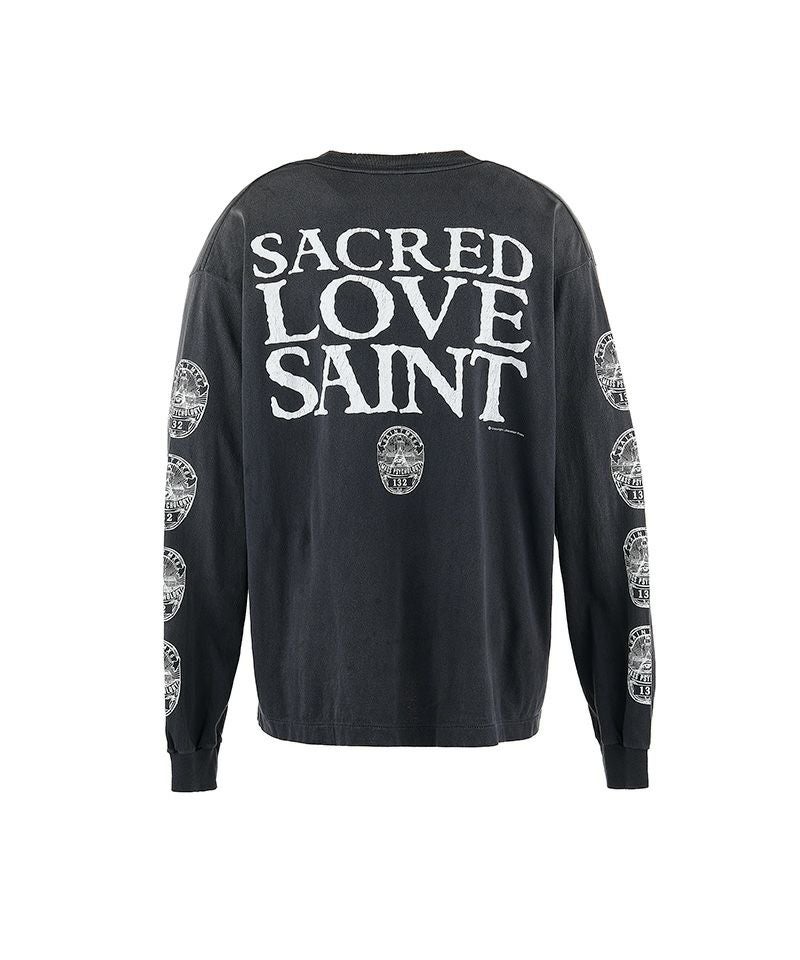 SAINT MICHAEL＞LS TEE / LOVE SAINT / BLACK | MAKES ONLINE STORE