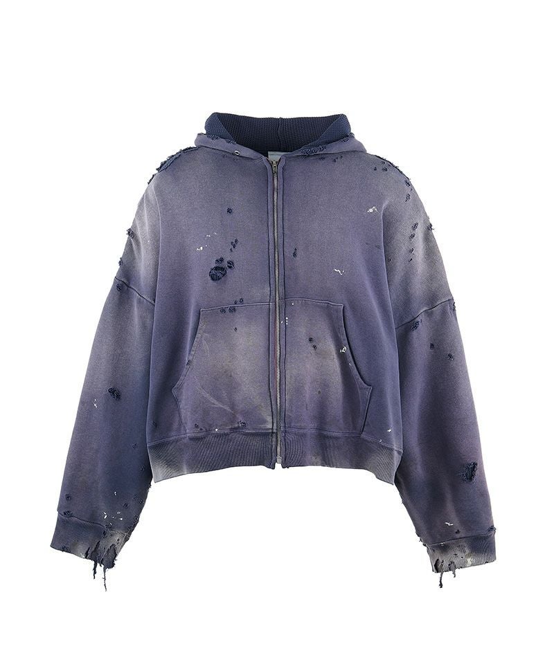 SAINT MICHAEL＞ZIP UP HOODIE/DOUBLE FACE/NV | MAKES ONLINE STORE