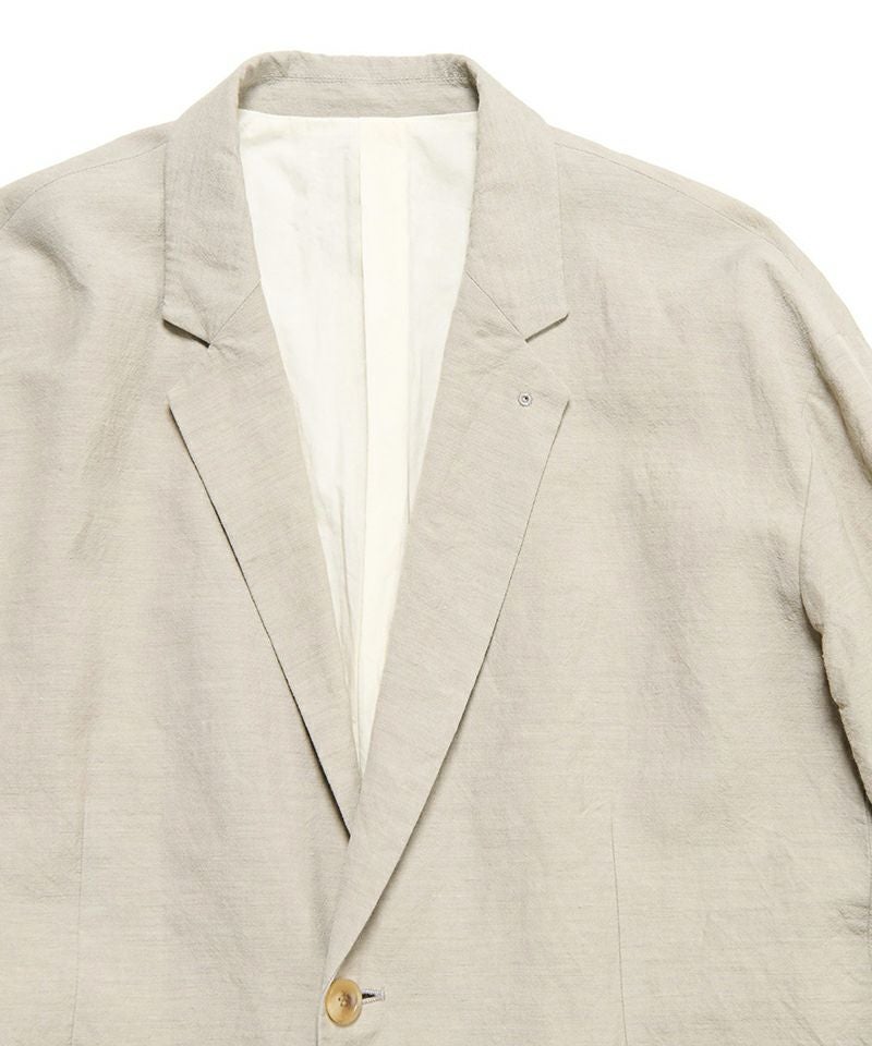 SOPHNET.＞LINEN WOOL RELAX FIT 1BUTTON BLAZER | MAKES ONLINE STORE
