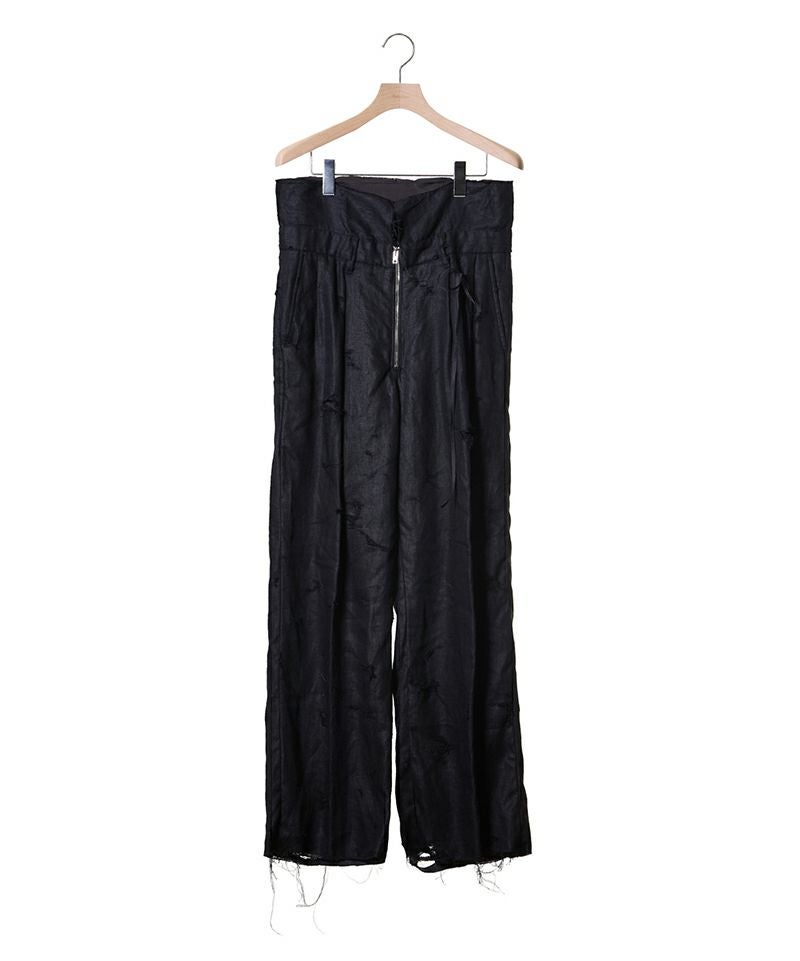 ＜Midorikawa＞LINEN SLACKS (MID25SS-PT01)