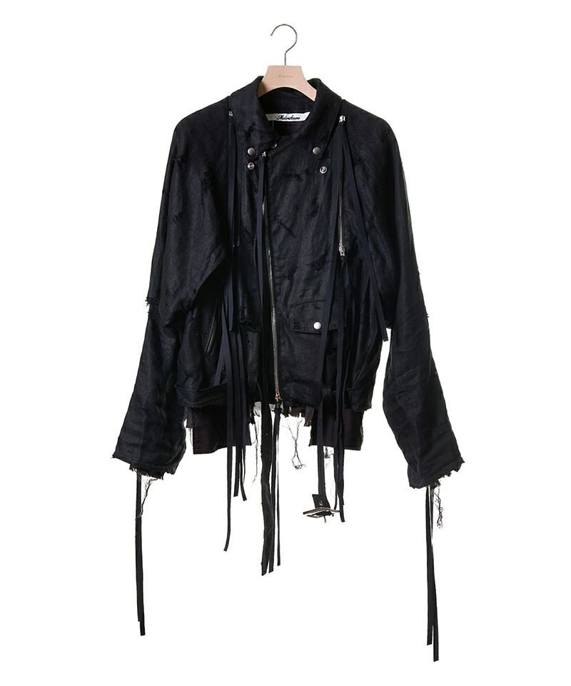 midorikawa ブルゾン　ジャケット　希少 Midorikawa SILK STRIPE PULLOVER SHIRT BLOUSON｜ミドリカワ ブルゾン