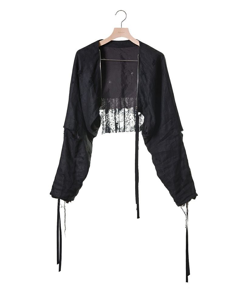 Midorikawa＞LINEN DOCKING RIDERS JACKET (MID25SS-JK04) | MAKES