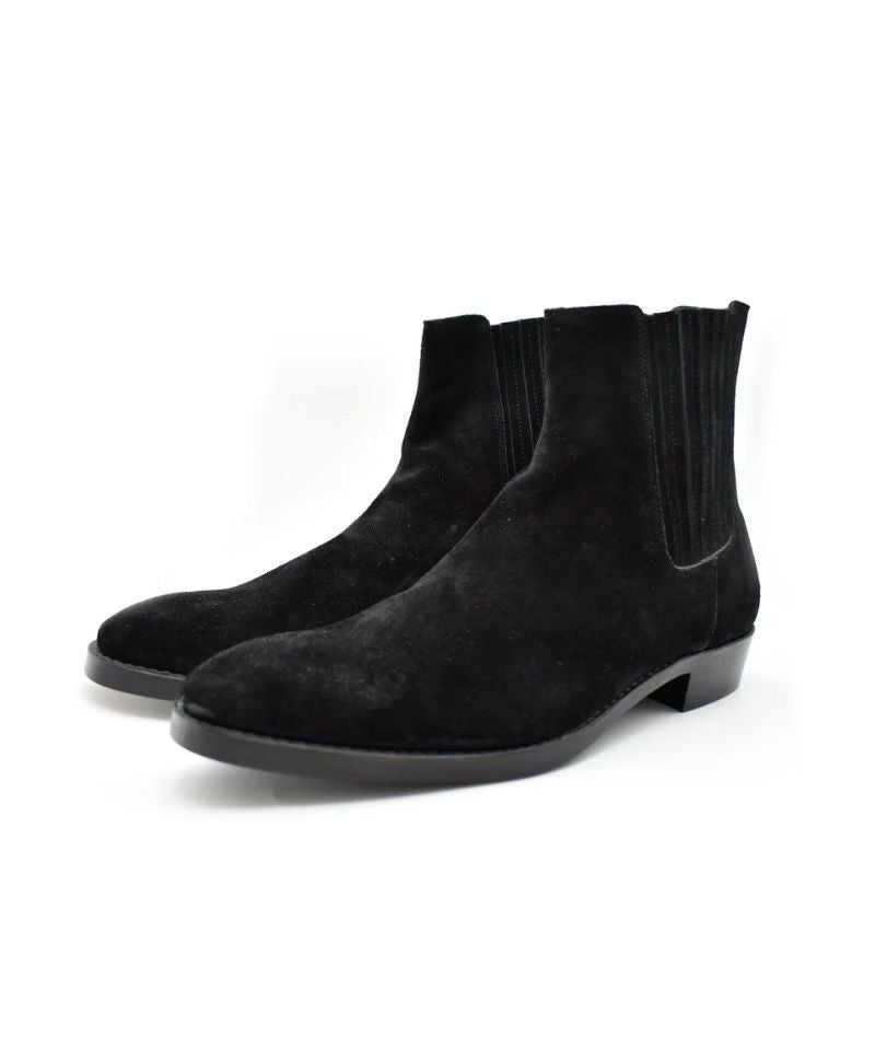 MINEDENIM＞Suede Leather Western Side Gore Boots | MAKES ONLINE STORE