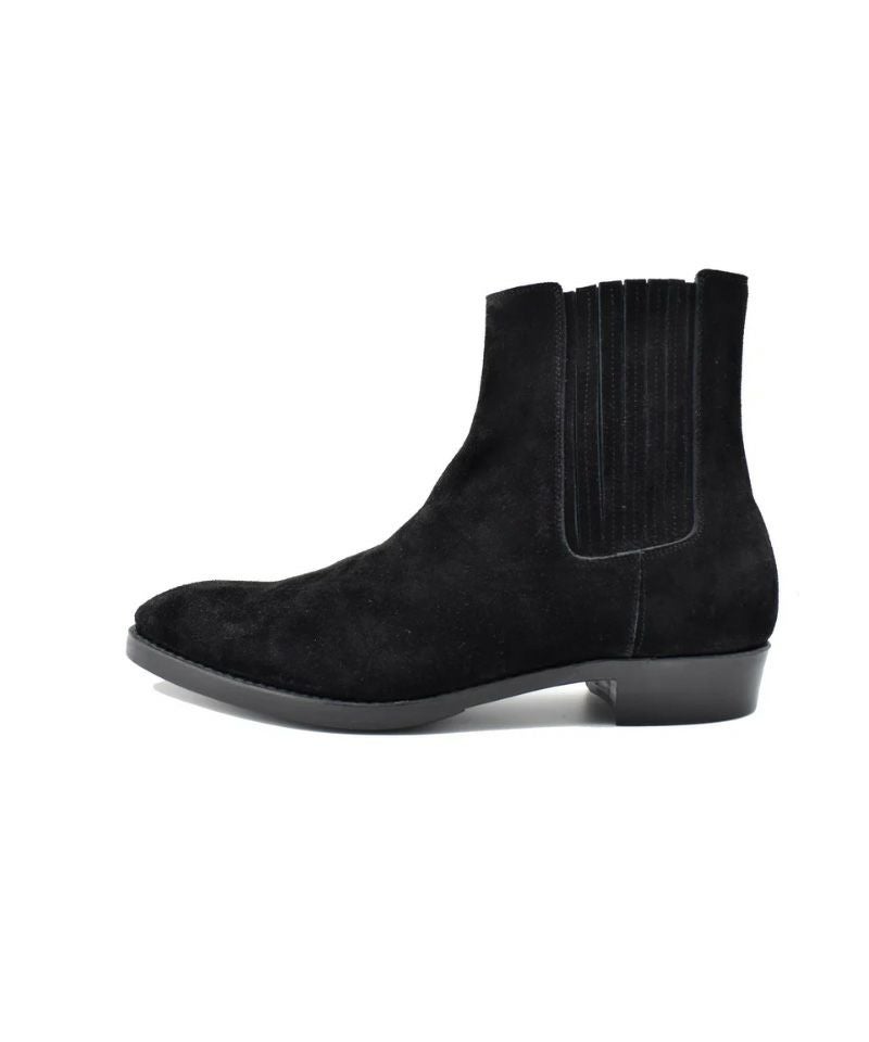 MINEDENIM＞Suede Leather Western Side Gore Boots | MAKES ONLINE STORE