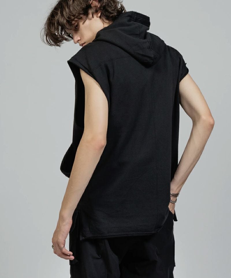The Viridi-anne＞Sweat sleeveless hoodie | MAKES ONLINE STORE