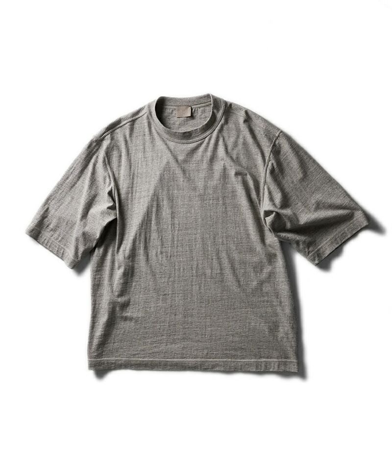 ＜山内＞鉄媒染コットン吊り天竺Tシャツ