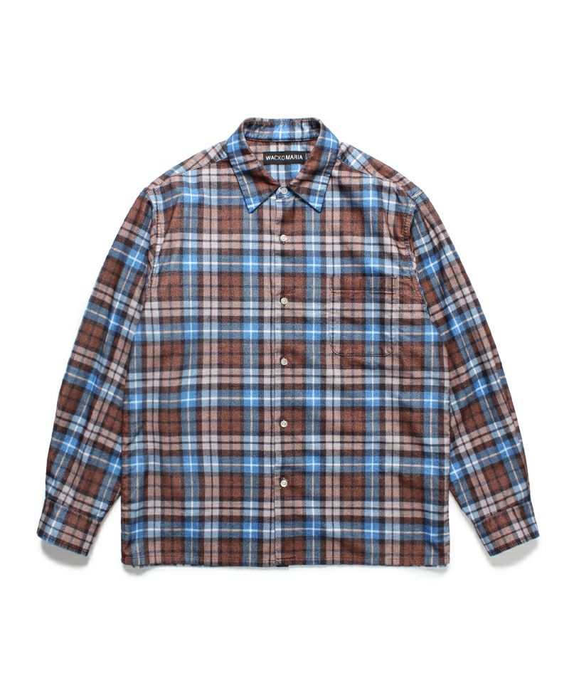 ＜WACKO MARIA＞CHECK FLANNEL REGULAR COLLOR SHIRT