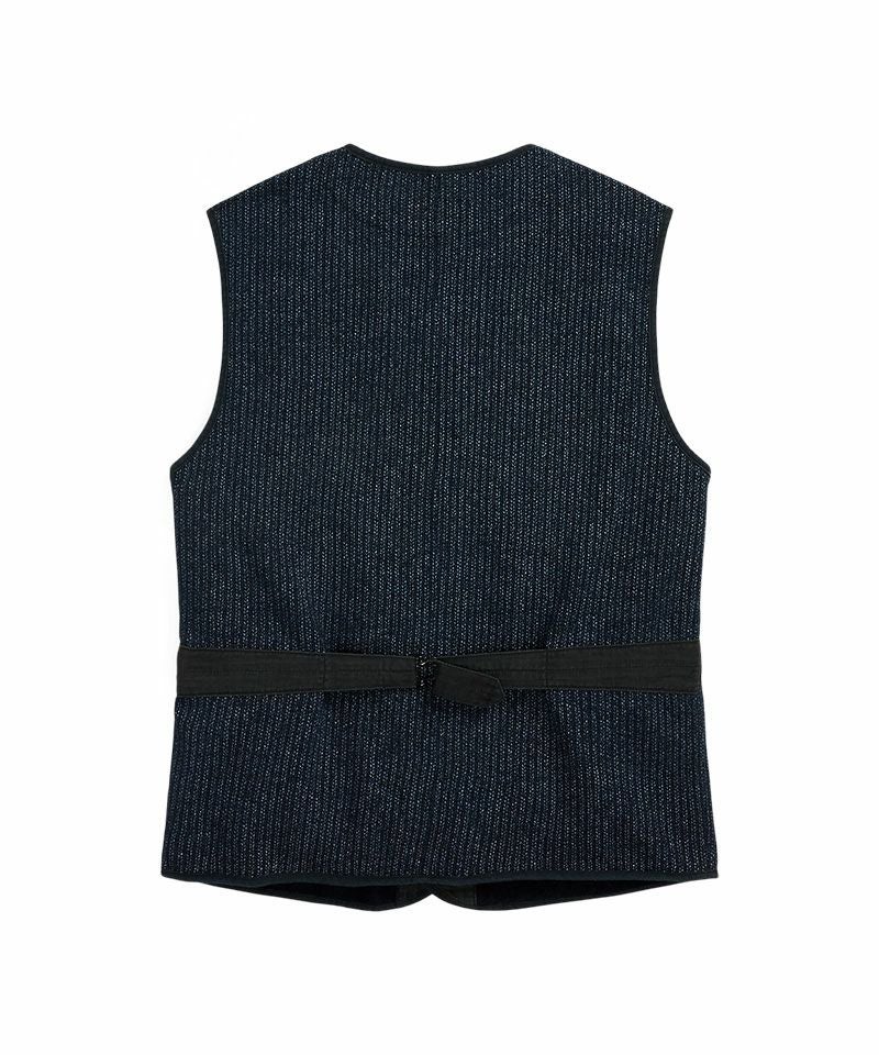 RRL＞Brown's Breach Indigo Fleece Vest (VST1N220004) | MAKES
