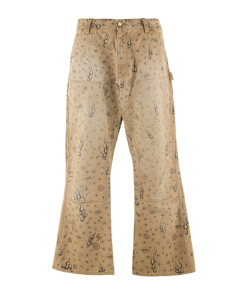 ＜SAINT MICHAEL＞DW_DBL KNEE PNTS / Dr.Woo / BEIG