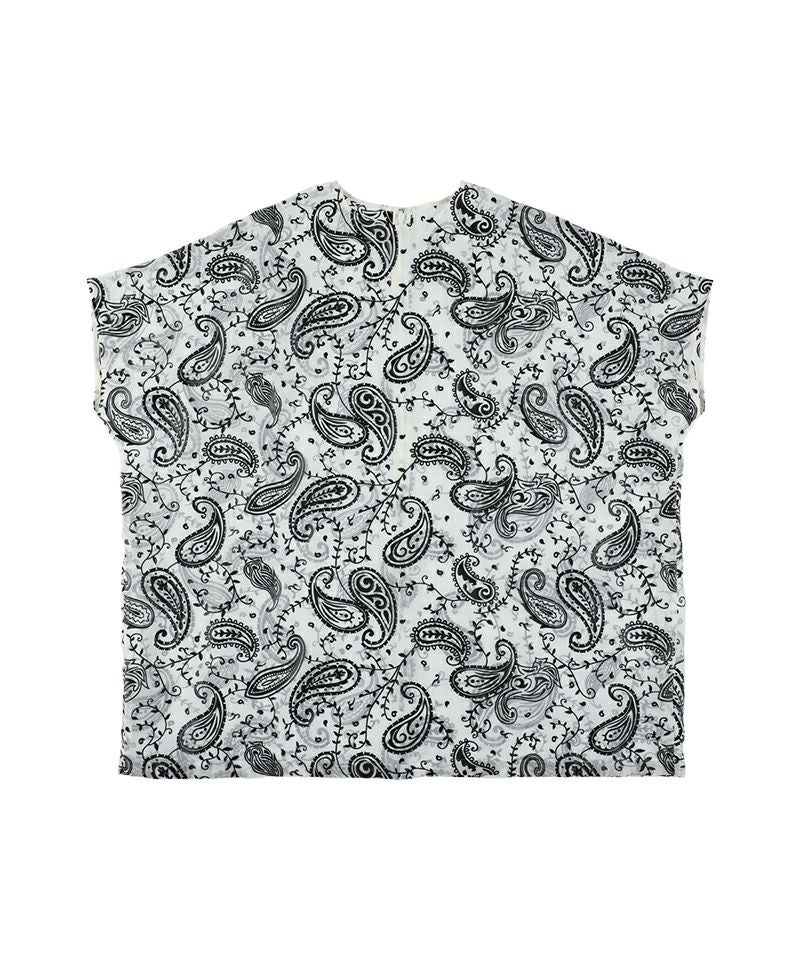 ＜sulvam＞ペイズリーショートシャツ