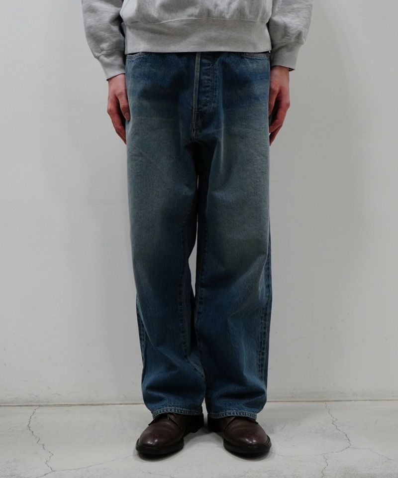 blurhmsROOTSTOCK＞13.5oz Denim Pants Wide(USED-INDIGO) | MAKES