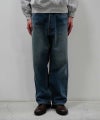 ＜blurhmsROOTSTOCK＞13.5oz Denim Pants Wide(USED-INDIGO)