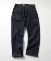 ＜GOLD＞RECYCLED WASTE SUVIN COTTON YARN 14oz.DENIM 5POCKET STRAIGHT PANTS
