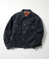 ＜GOLD＞RECYCLED WASTE SUVIN COTTON YARN 14oz.DENIM JACKET