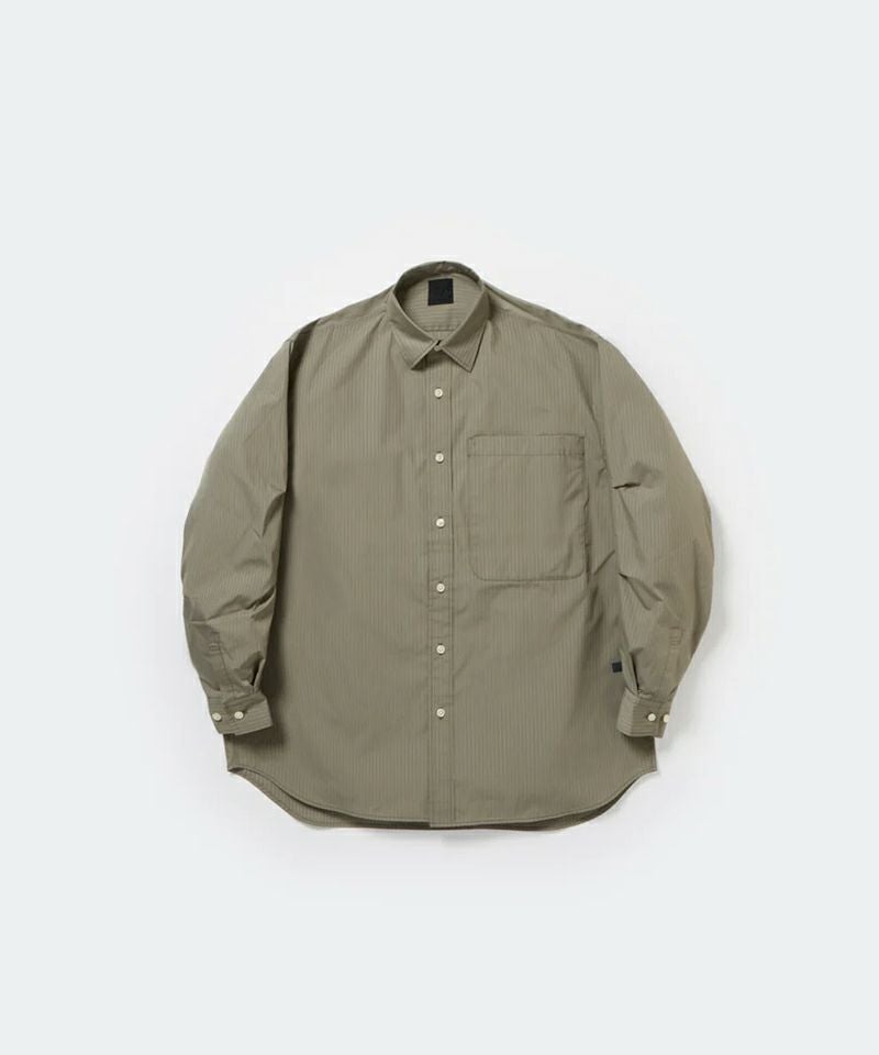 ＜DAIWA PIER39＞W's TECH REGULAR STRIPE SHIRT L/S