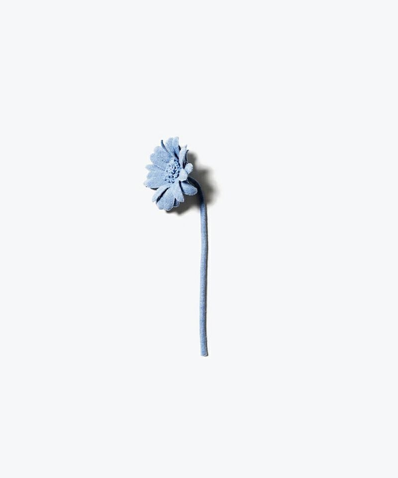 Unlikely＞Unlikely Open Collar Work Chambray with Flower | MAKES
