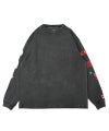 ＜EMOTIONALLY UNAVAILABLE＞EU SAVAGE LS TEE /BLACK
