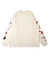 ＜EMOTIONALLY UNAVAILABLE＞EU SAVAGE LS TEE /OFF WHITE
