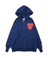 ＜EMOTIONALLY UNAVAILABLE＞EU DARKSIDE FULL ZIP/NAVY