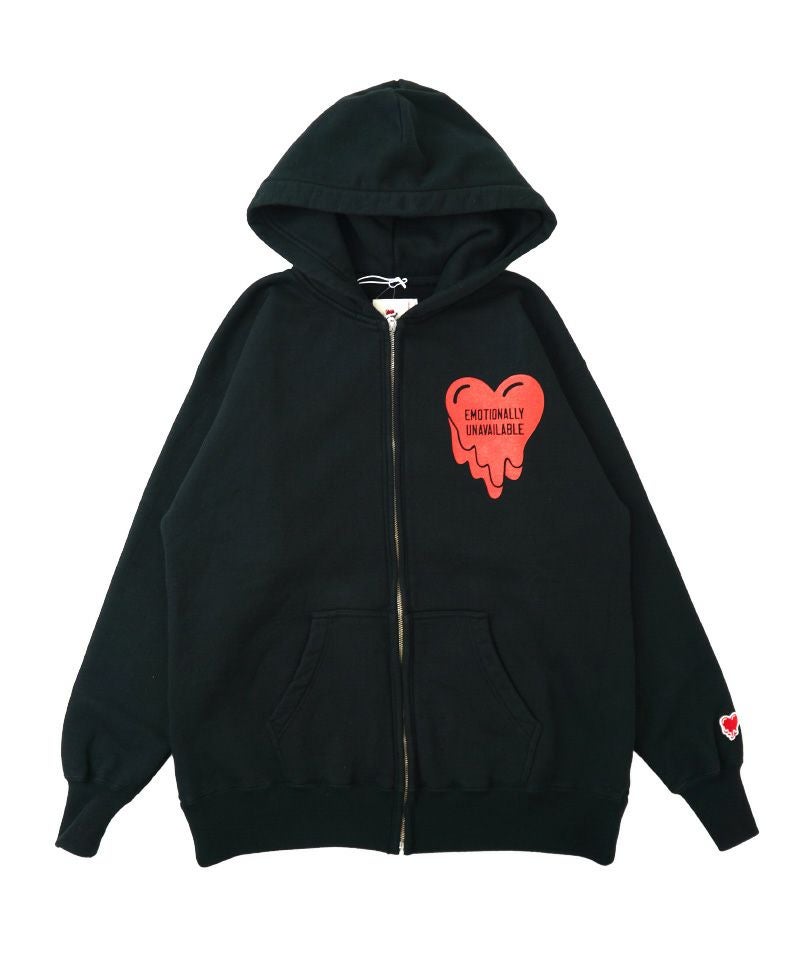 ＜EMOTIONALLY UNAVAILABLE＞EU DARKSIDE FULL ZIP/BLACK