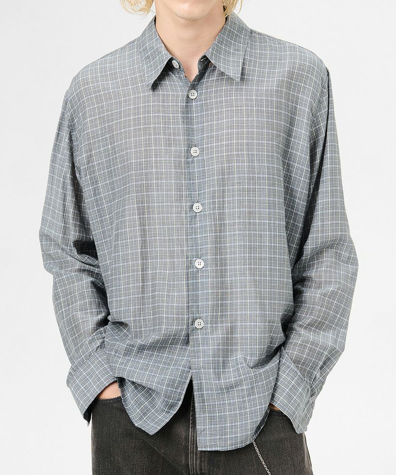 OUR LEGACY＞BEYOND SHIRT-Picnic Check Cotton Silk- | MAKES ONLINE