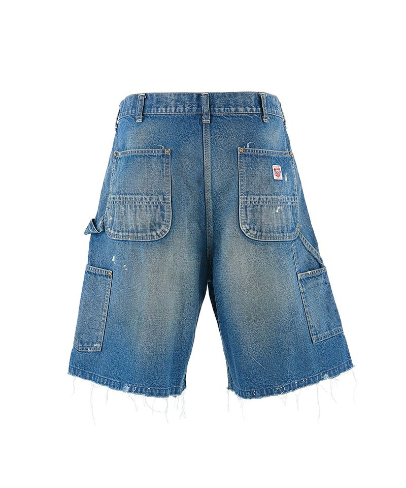 SAINT MICHAEL＞DOUBLE KNEE SHORTS / BLUE | MAKES ONLINE STORE