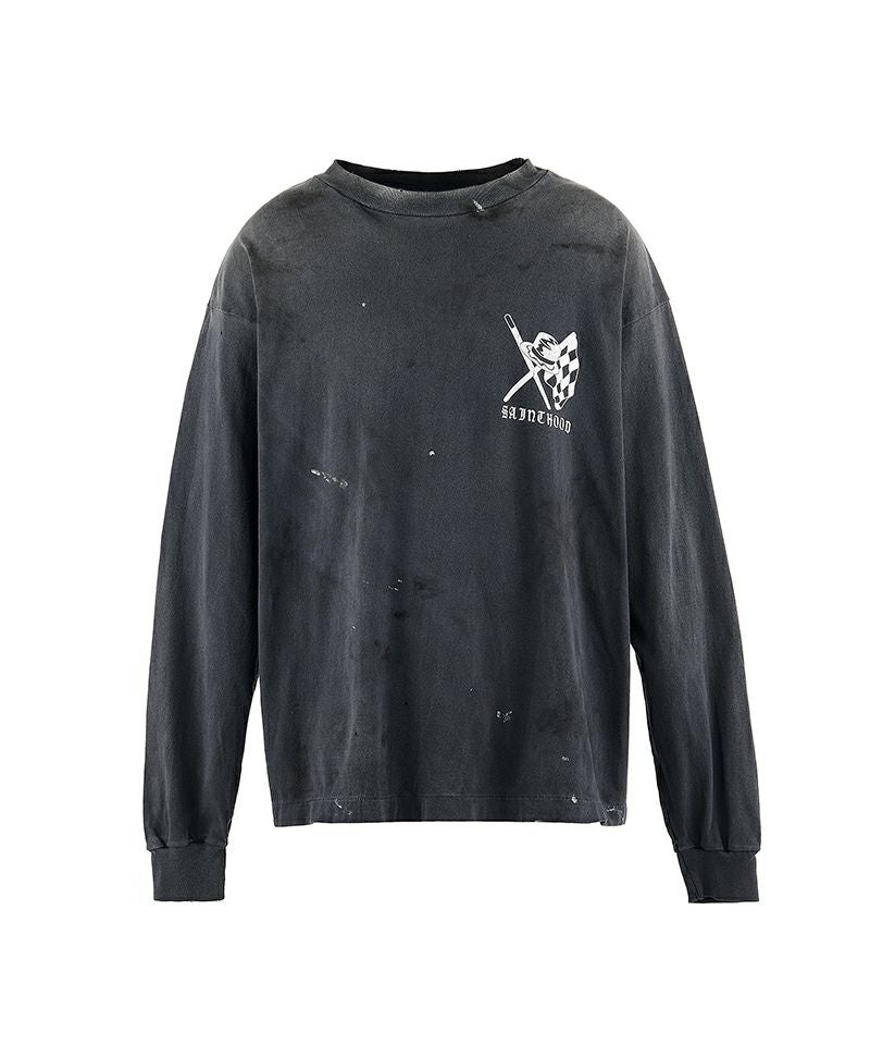 ＜SAINT MICHAEL＞STHD . LS TEE SPEED KILLS