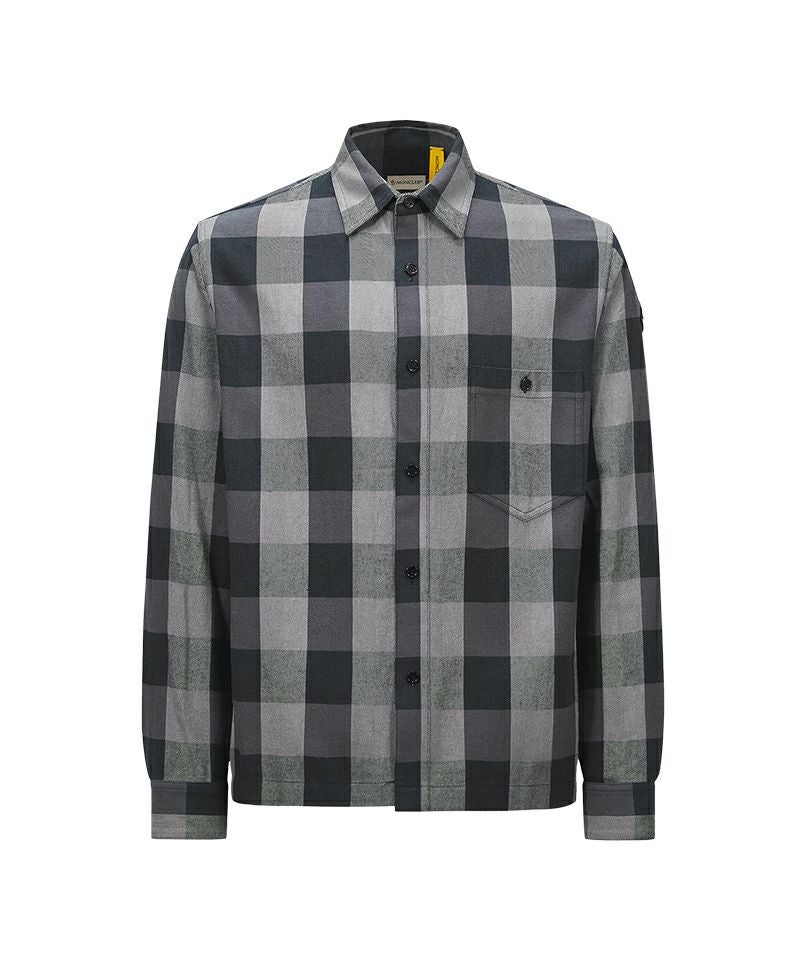 ＜MONCLER＞X MERCEDES-BENZ BY NIGO Plaid Cotton Shirt (2F00002M5950)