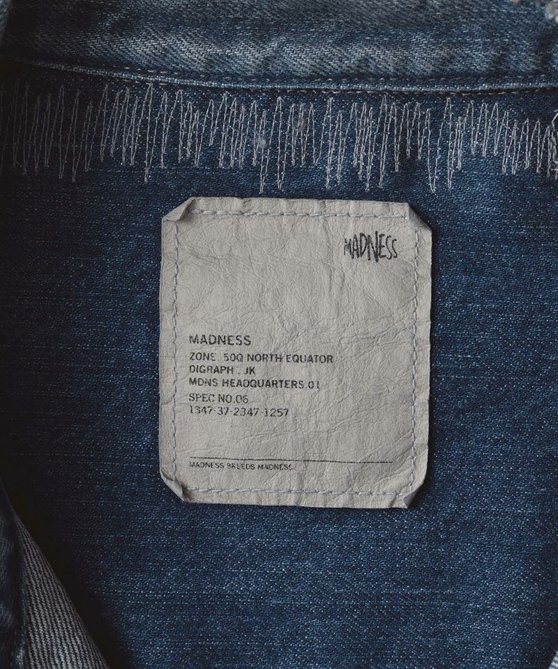 MADNESS＞AGING M501 DENIM TRUCKER. M3 REGULAR | MAKES ONLINE STORE