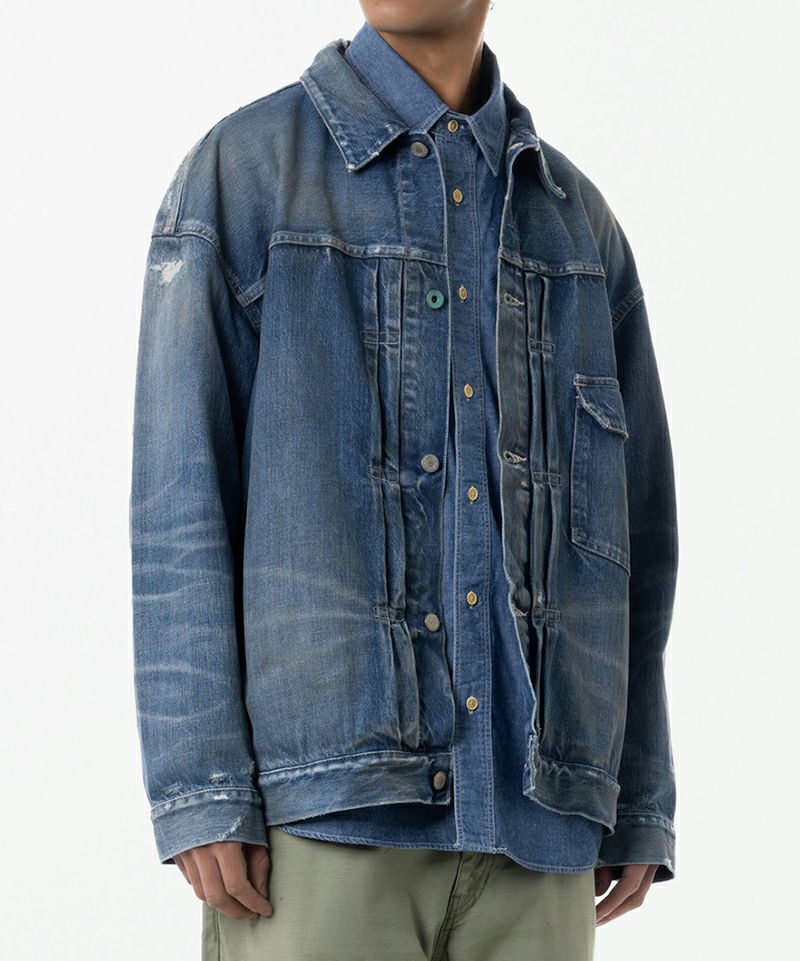 MADNESS＞AGING M501 DENIM TRUCKER. M3 REGULAR | MAKES ONLINE STORE