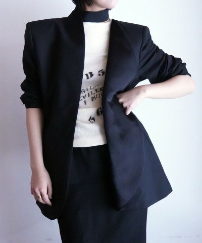 PHOTOCOPIEU＞ASYMMETRIC OVAL JACKET | MAKES ONLINE STORE