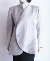 ＜PHOTOCOPIEU＞ASYMMETRIC OVAL JACKET