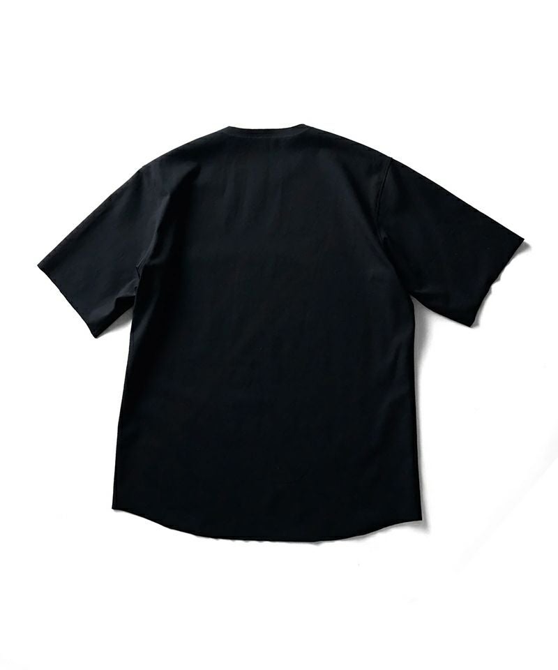 山内＞強撚フリーカットポンチ・ショートスリーブTシャツ | MAKES
