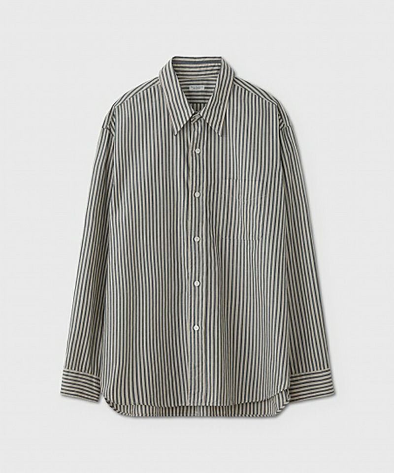＜PHIGVEL＞LONG POINT CALLAR LS SHIRT