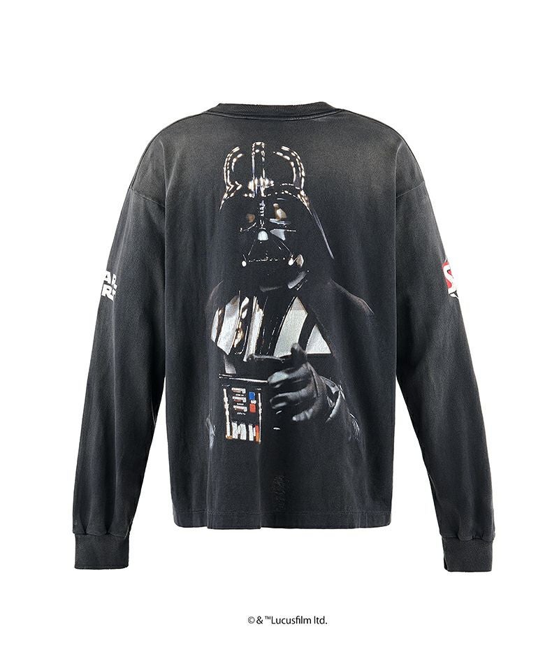 SAINT MICHAEL＞SW_LS TEE / DARTHVADER / BLACK | MAKES ONLINE STORE