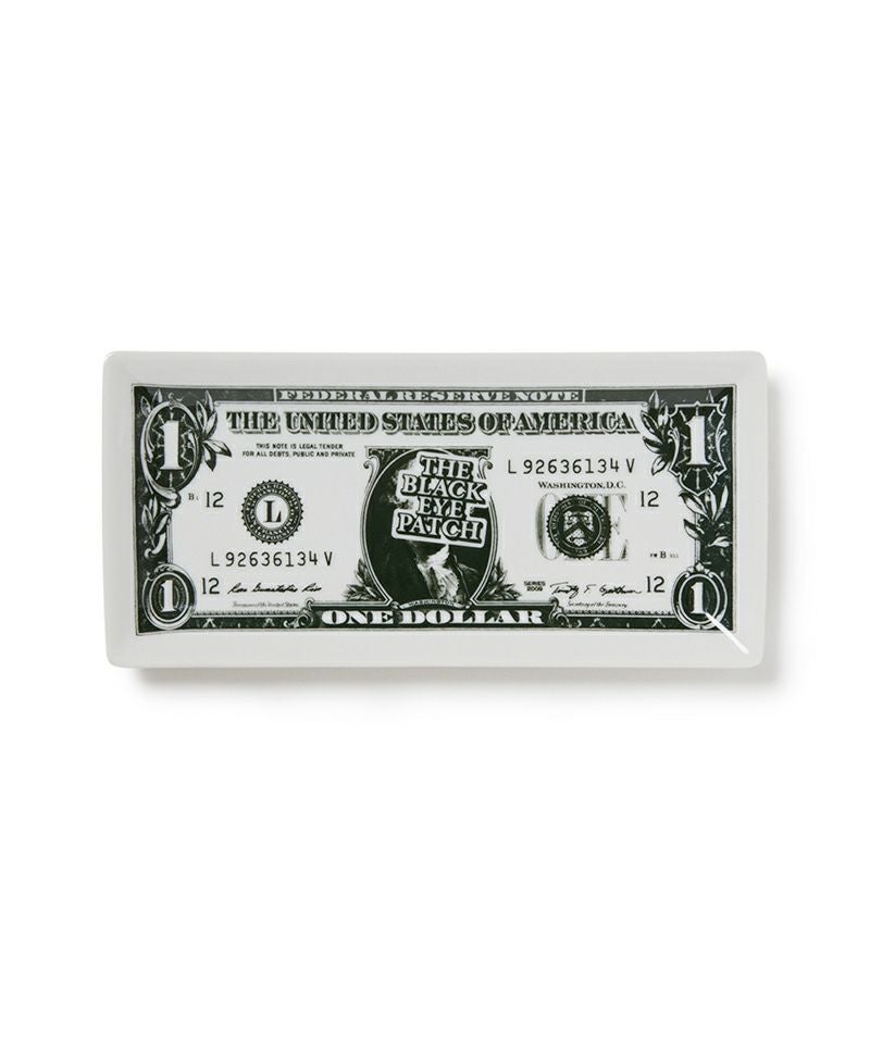 ＜BlackEyePatch＞DOLAR BILL CERAMIC TRAY