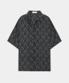 HABUTAE SILK SILK OPEN COLLAR SHIRT