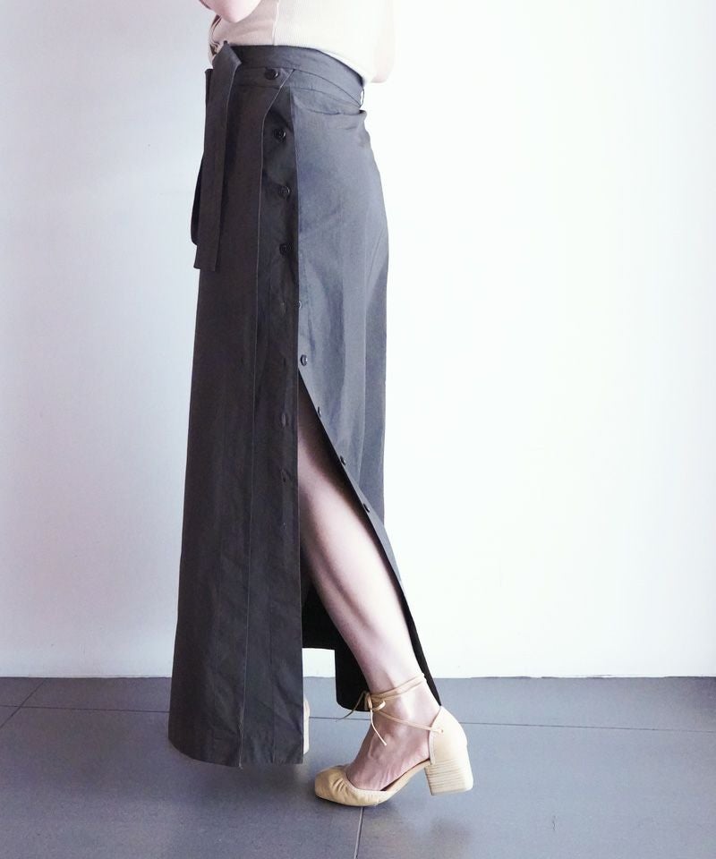LEMAIRE＞BUTTONED LONG SKIRT | MAKES ONLINE STORE