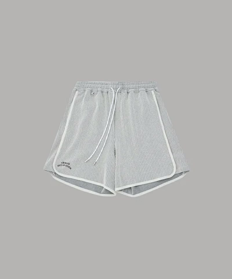 ALWAYS OUT OF STOCK＞FRILL STRIPES BASKETBALL SHORTS SHORTS
