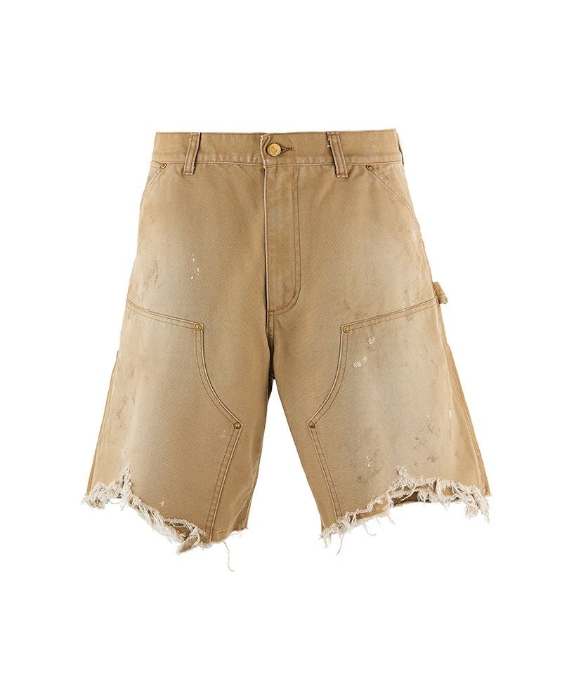 SAINT MICHAEL＞DOUBLE KNEE SHORTS / BEIGE | MAKES ONLINE STORE
