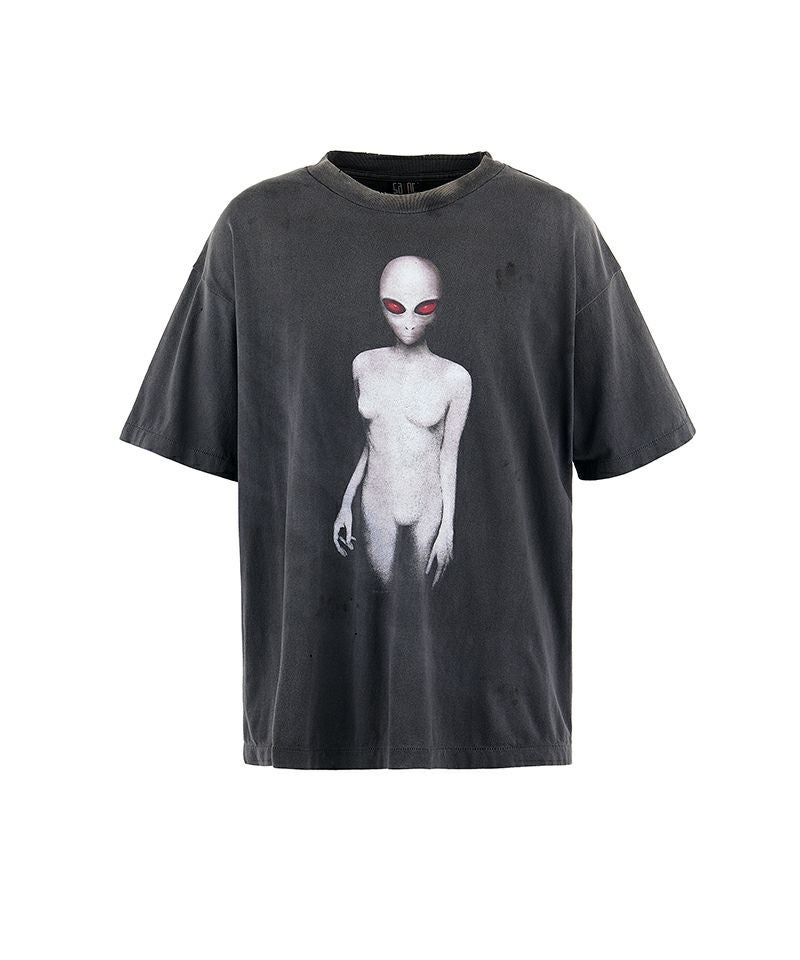 SAINT MICHAEL＞SS TEE / ALIEN / BLACK | MAKES ONLINE STORE
