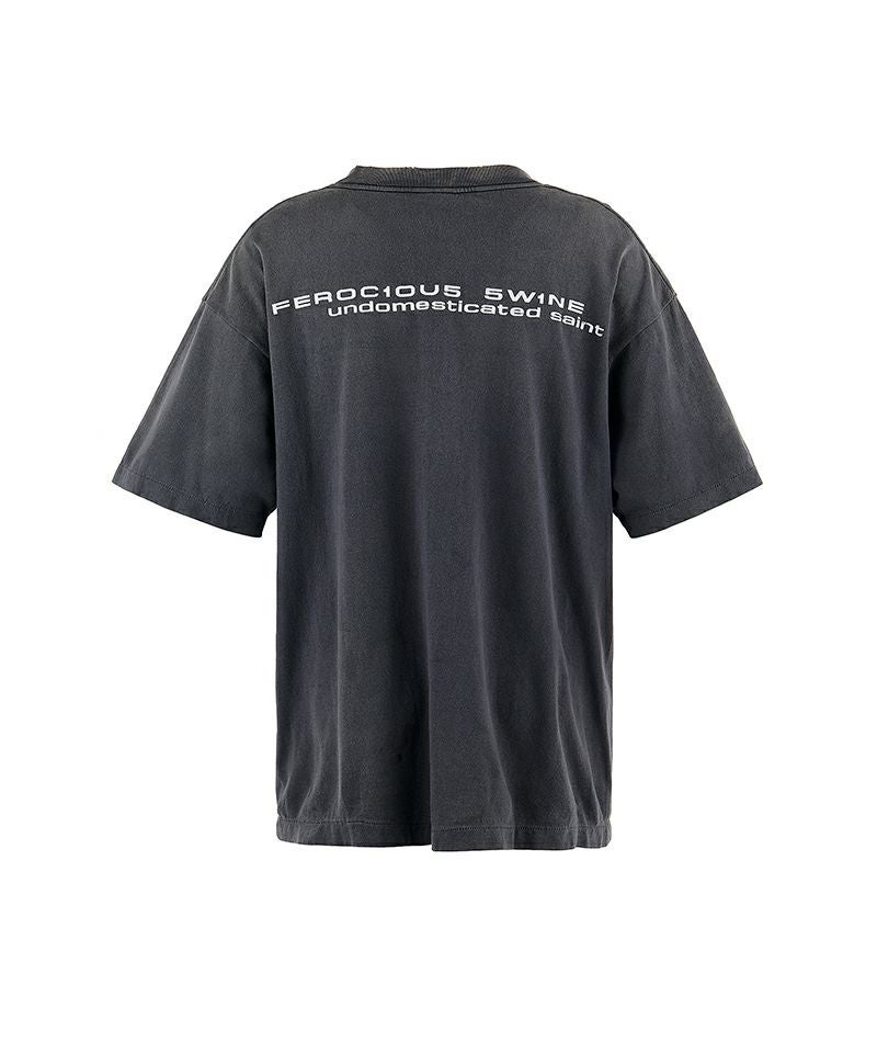 SAINT MICHAEL＞SS TEE / ALIEN / BLACK | MAKES ONLINE STORE