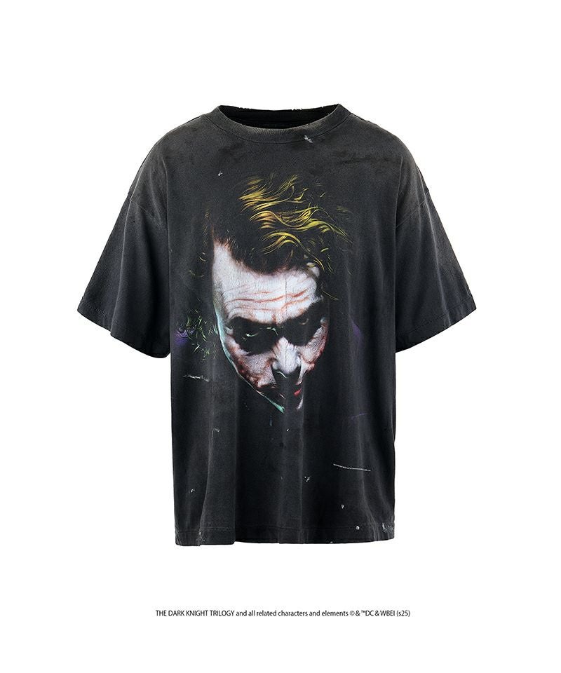 ＜SAINT MICHAEL＞BTM_SS TEE / JOKER / BLACK