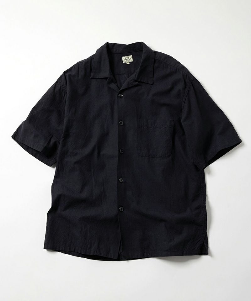 ＜GOLD＞VAT DYE CHAMBRAY OPEN SHIRT
